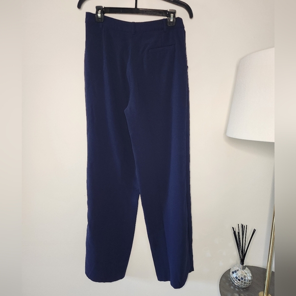 Forever 21 Contemporary Navy Wide-Leg Pants - Picture 12 of 14